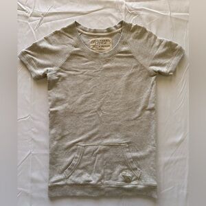 Vintage • Abercrombie & Fitch Light Gray Crew Neck Light Sweater Shirt